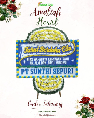 Papan Bunga Duka di 23 Ilir