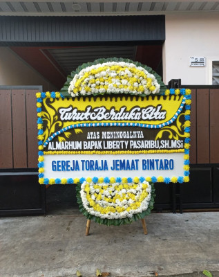 Papan Bunga Duka di 23 Ilir